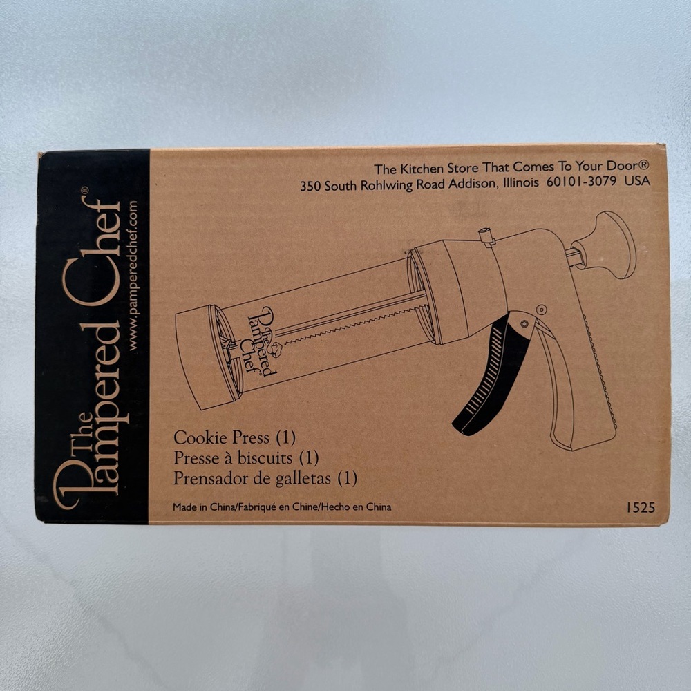 Pampered Chef Cookie Press, Discontinued Model 1525